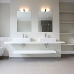 Bathroom strip-out before renovation begins