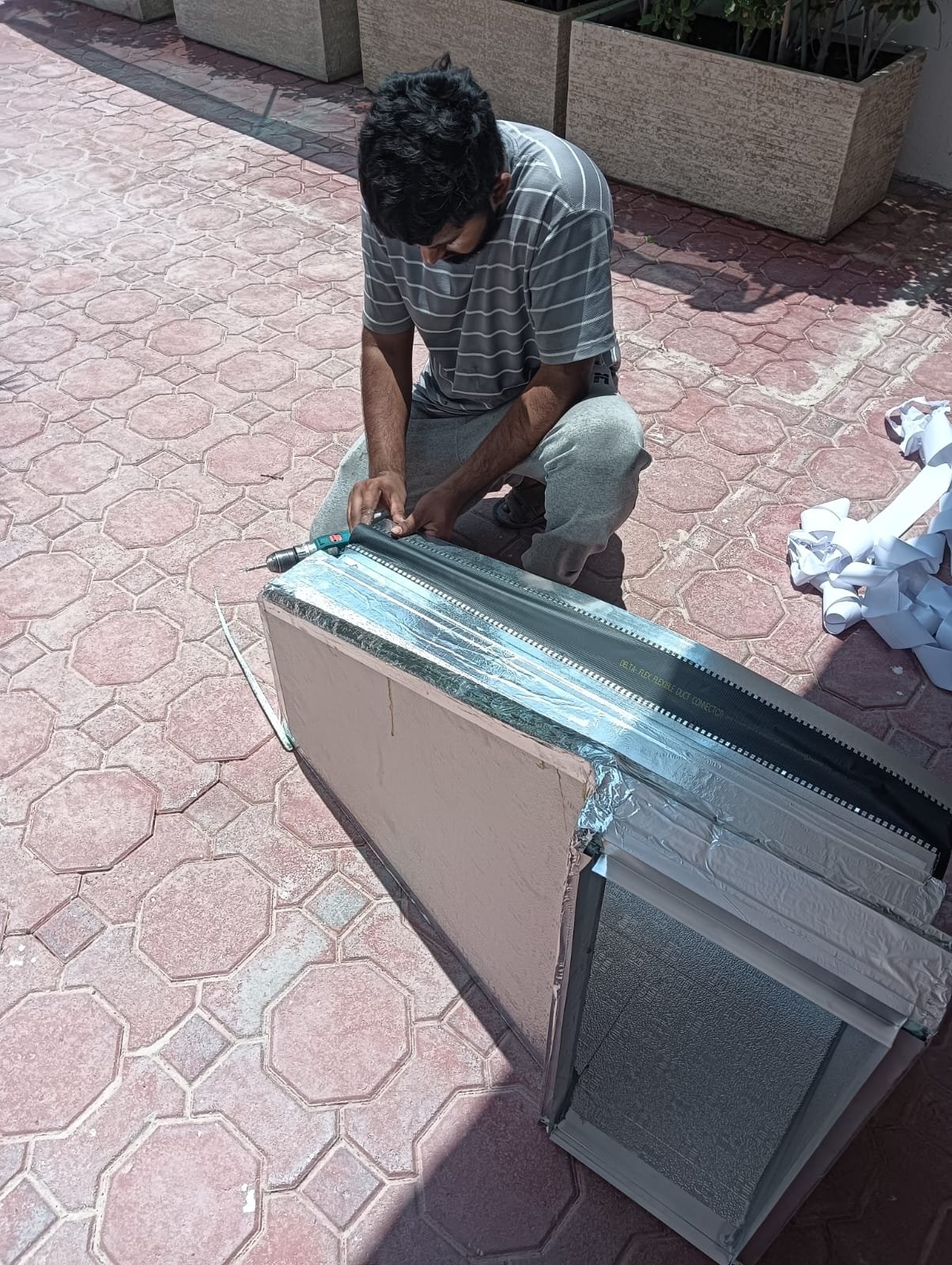 Duct installation in Dubai by Samra Fitouts — job 31