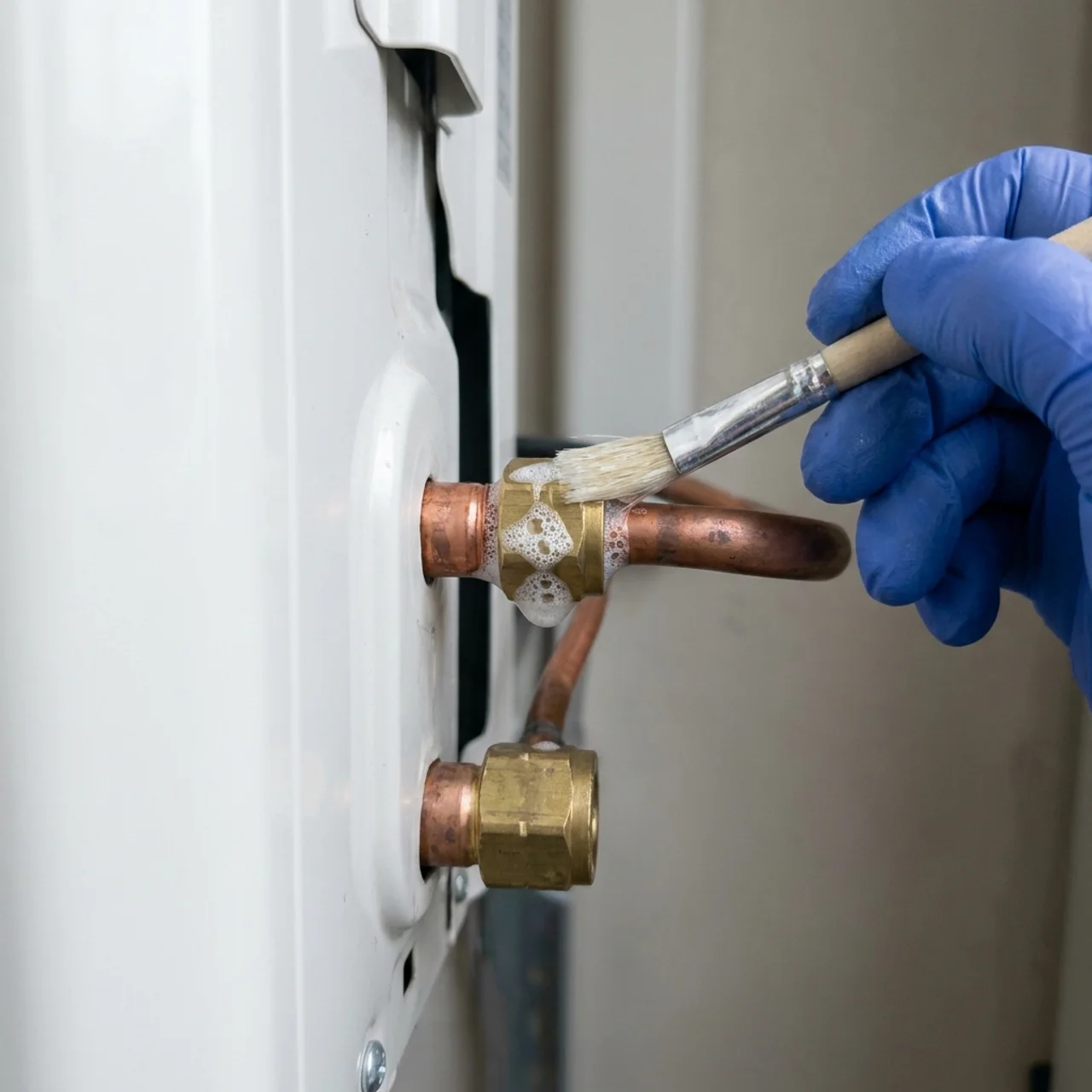 AC leak checking by Samra Facilities in Dubai