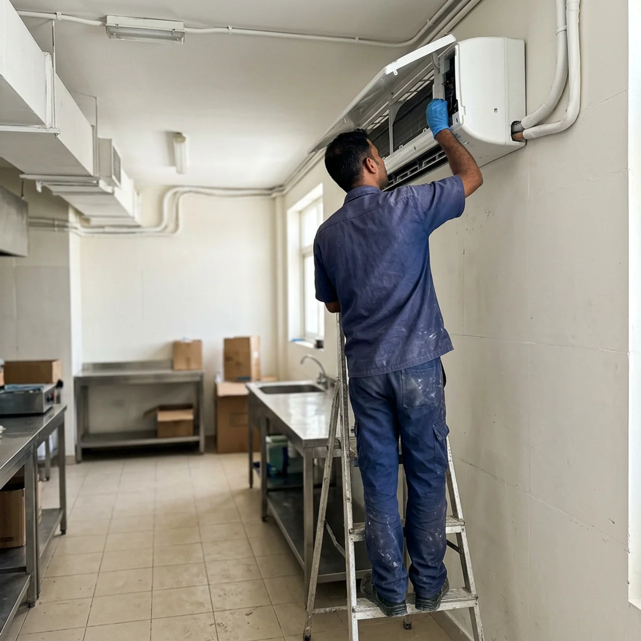 Split AC service by Samra Facilities in Dubai